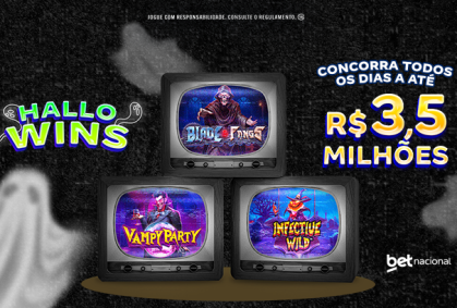 Hallo Wins: entre na promoção de Halloween e ganhe prêmios surpresa na Betnacional